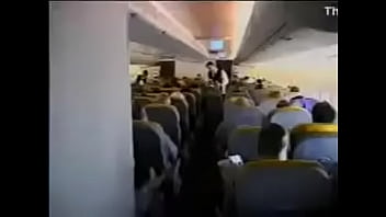 XXX en el avion Con la azafata