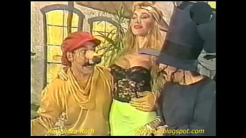 Alejandra Roth showing her body on 90's TV