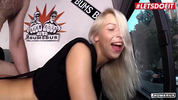 LETSDOEIT - Naughty Blondie Karol Lilien Takes Hard Cock On The Van Fuck