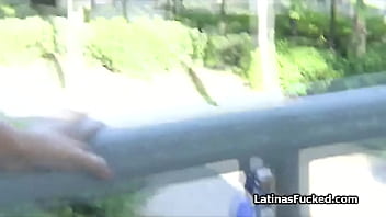 Latina amateur from the street is ready to deep throat on camera
