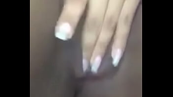 Lightskin fingering herself