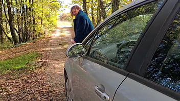 I do my slut in exhib in the forest I fuck the hitch ball and then I hit the gear knob I do my big female dog and fuck my car