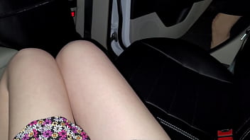 First risky sex with fan in his car. He cum in my pussy