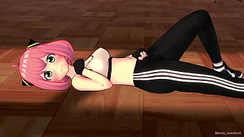 Anya (adult version) receives a hot fuck wearing her sports clothes